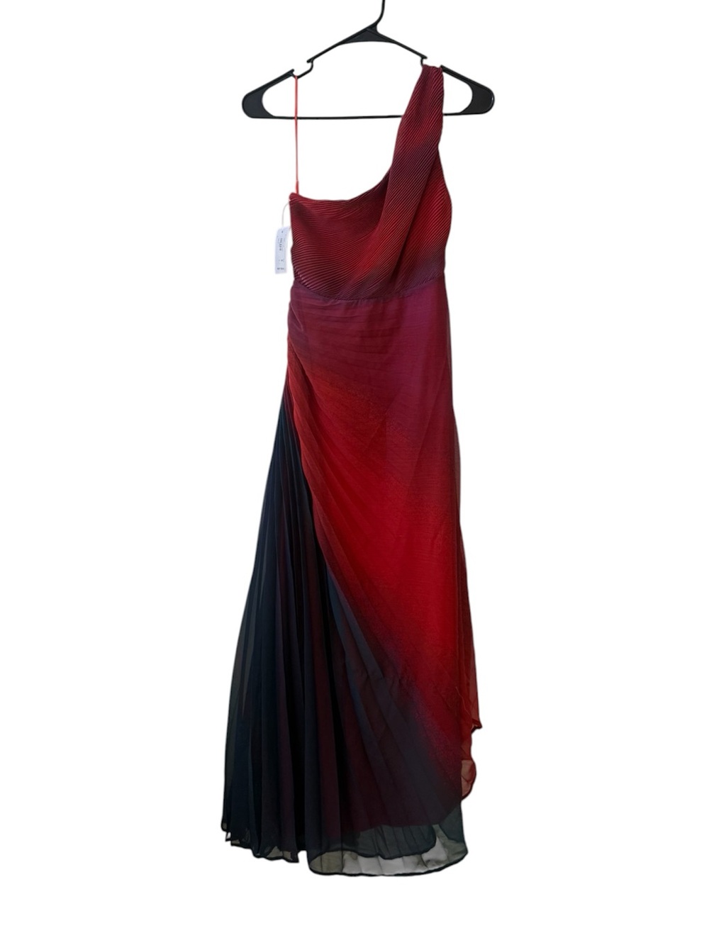 🆕 AMUR Pleated Ombre Maxi Dress Multicolor RTR Sz 6